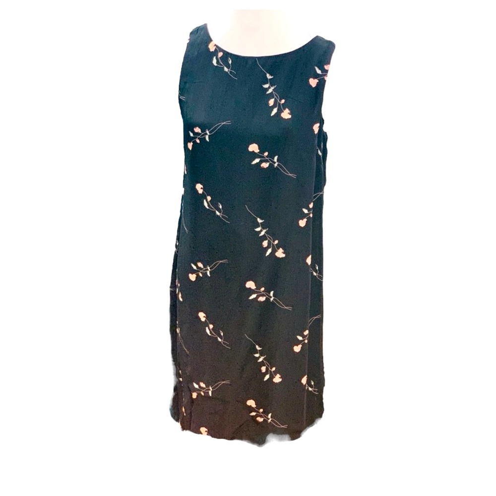 🆕 Vintage CAROLE LITTLE sleeveless flowered dress